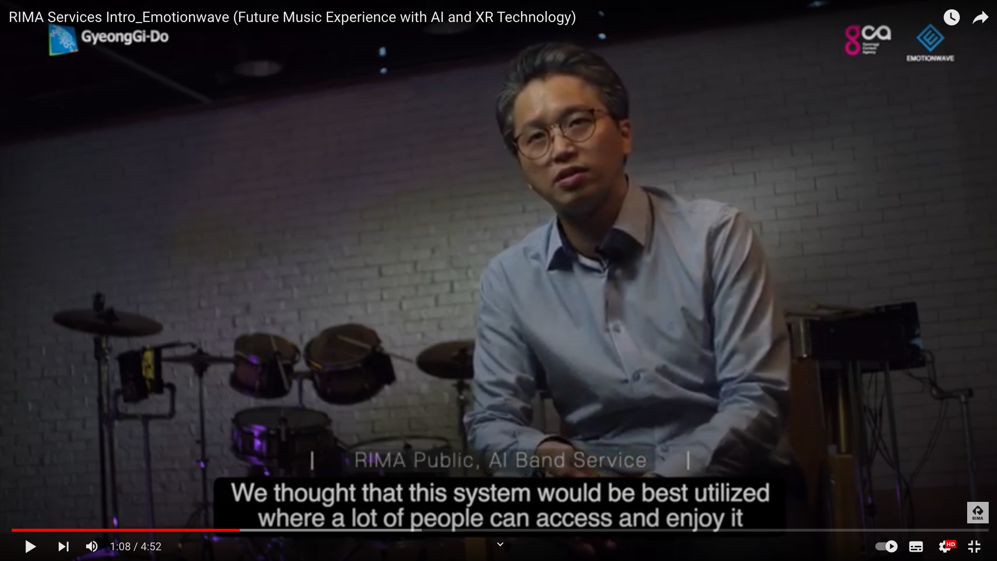 RIMA Services Intro_Emotionwave (Future Music Experience with AI and XR Technology)